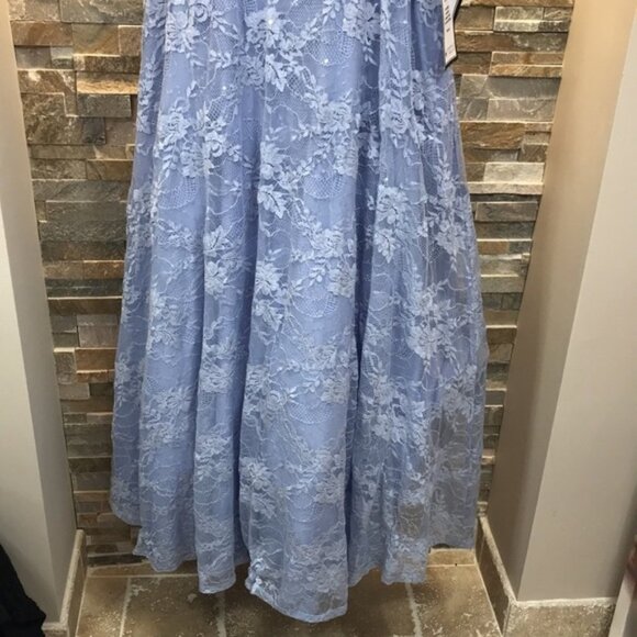 Chic Lavender Floral Women's Prom Dress - Picture 7 of 12